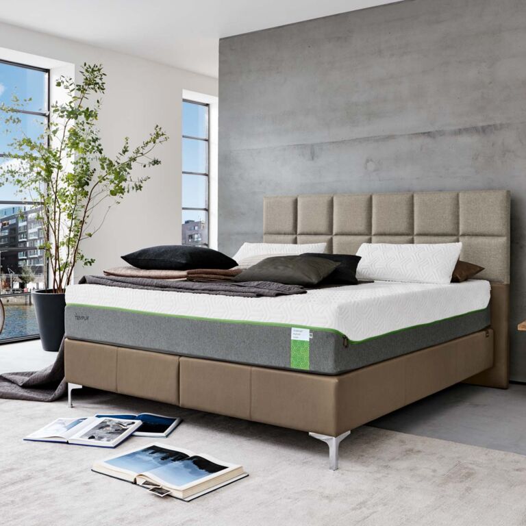 Tempur_Hybrid_Check130_persp_Vari_leder_Khaki_ct